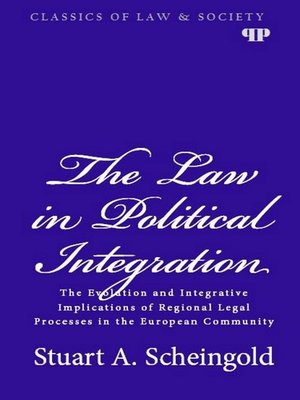 cover image of The Law in Political Integration
